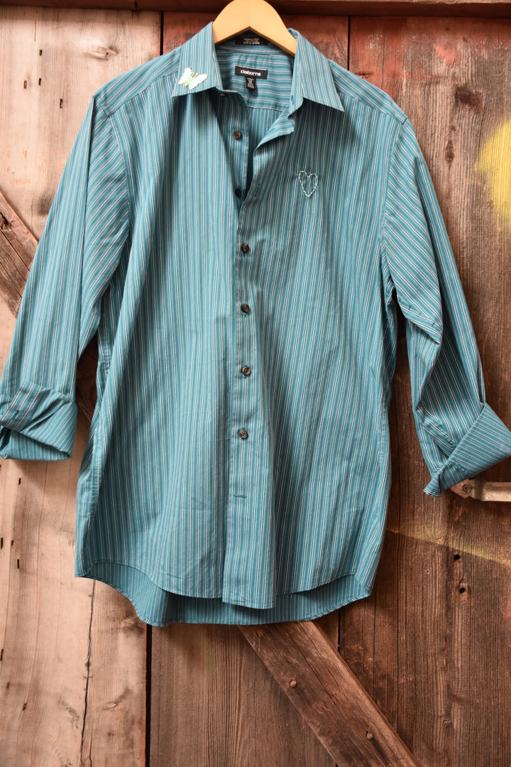 CLAIBORNE BUTTERFLY BUTTON DOWN