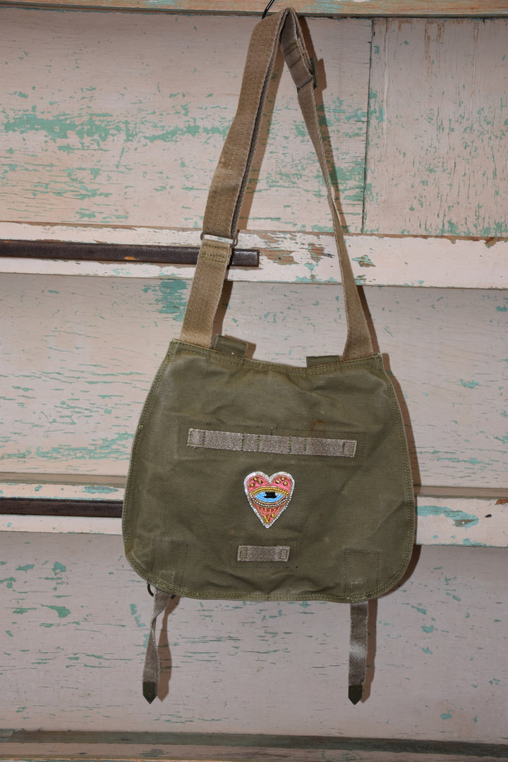 EVIL EYE HEART CROSSBODY BAG