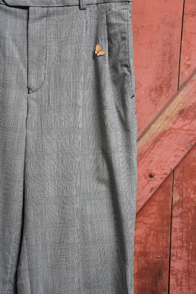 PALOMA MEN'S PLAID TROUSERS-SIZE 32