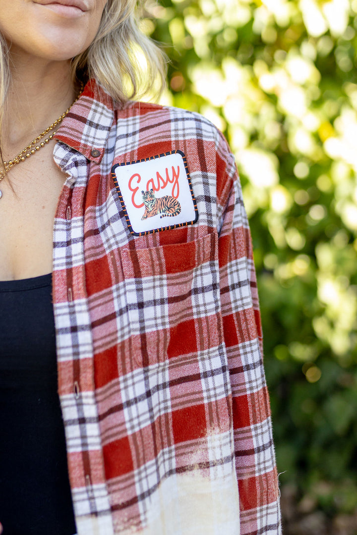 EASY TIGER CROPPED FLANNEL - Kingfisher Road - Online Boutique