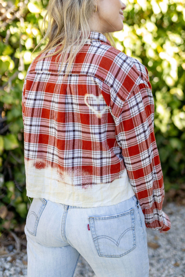 EASY TIGER CROPPED FLANNEL - Kingfisher Road - Online Boutique