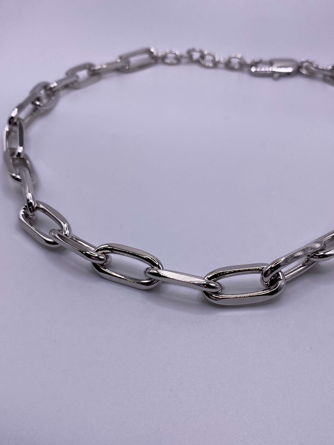 18" LINK NECKLACE-SILVER - Kingfisher Road - Online Boutique