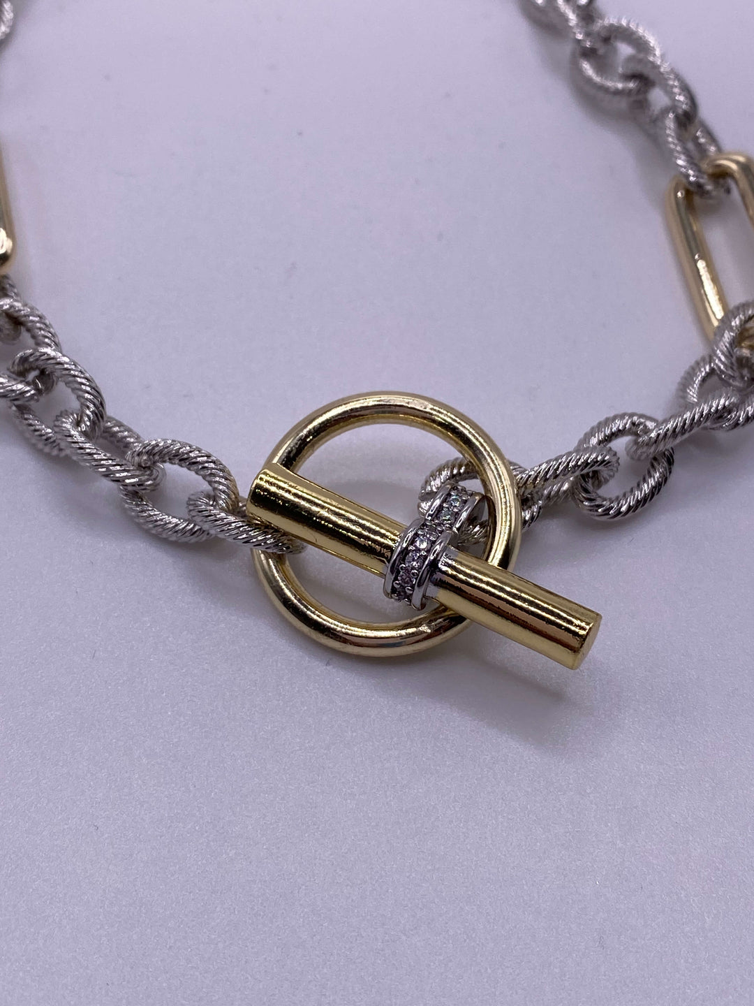 LINK CHAIN WITH LARGE TOGGLE-GOLD - Kingfisher Road - Online Boutique