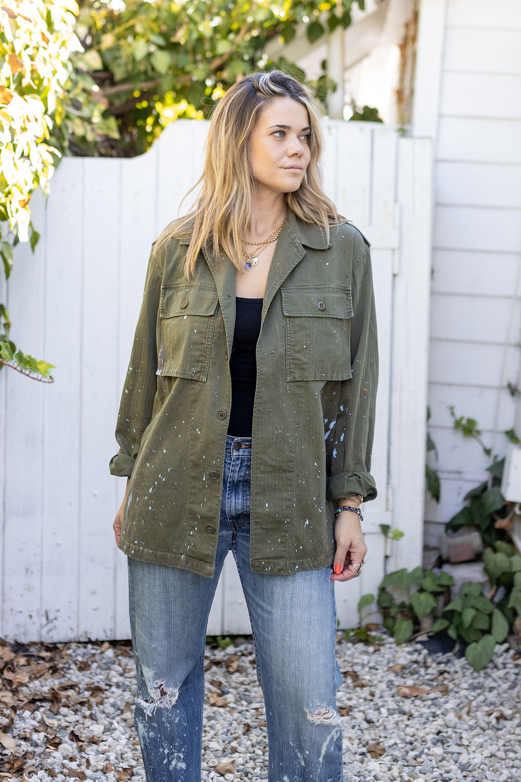 JADE MILITARY JACKET - Kingfisher Road - Online Boutique