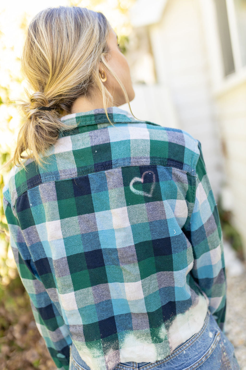 ALL HUGS CROPPED FLANNEL - Kingfisher Road - Online Boutique