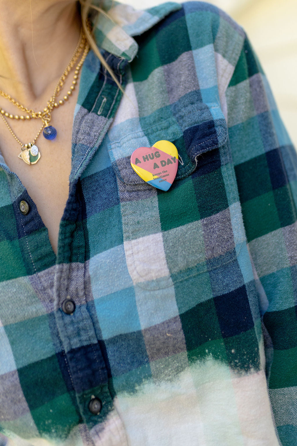 ALL HUGS CROPPED FLANNEL - Kingfisher Road - Online Boutique