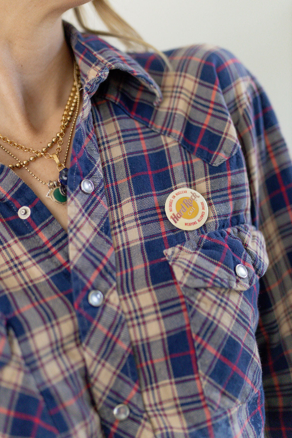 HARD ROCK CROPPED FLANNEL - Kingfisher Road - Online Boutique