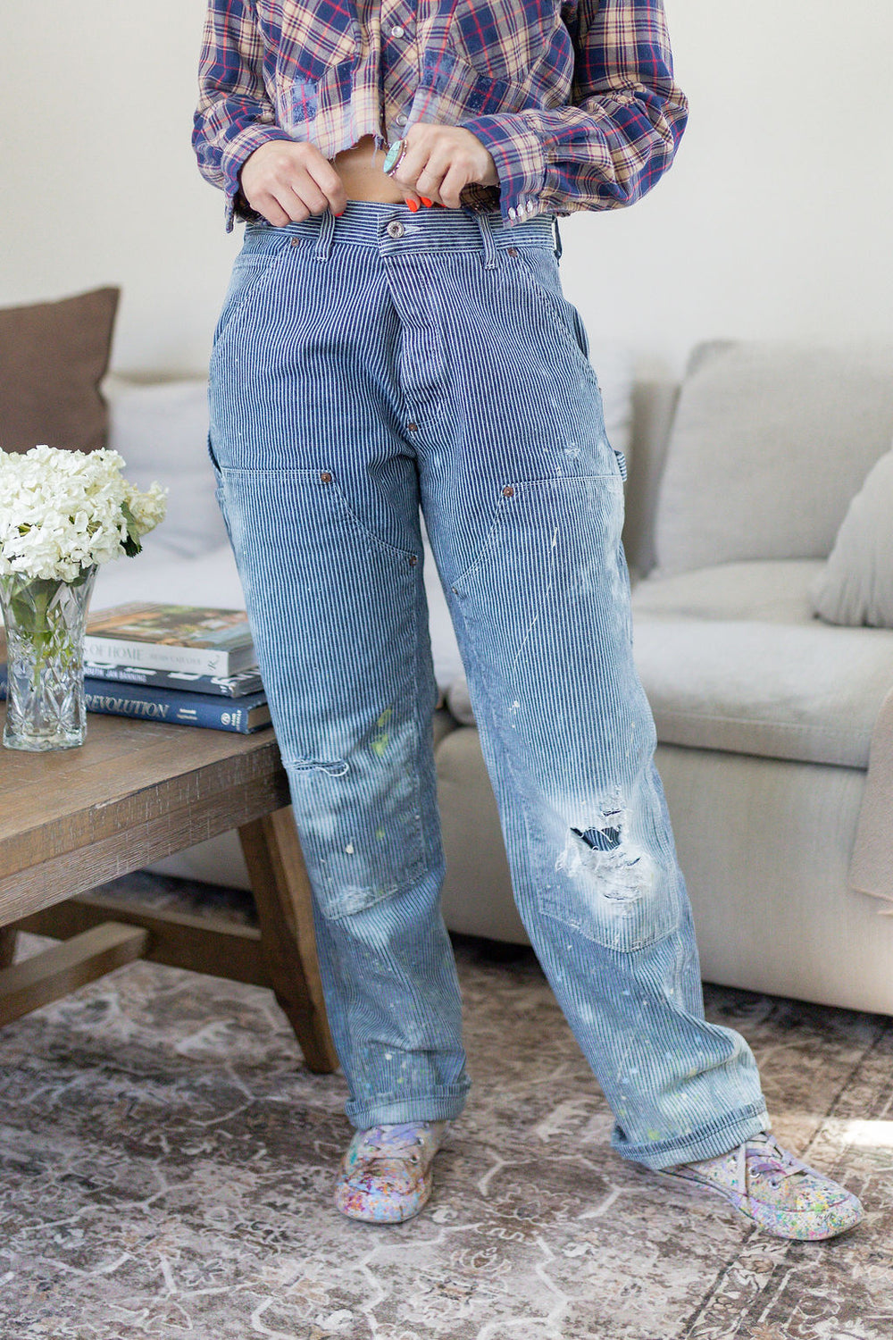 JORDYN PAINTER PANTS-SIZE 34 - Kingfisher Road - Online Boutique