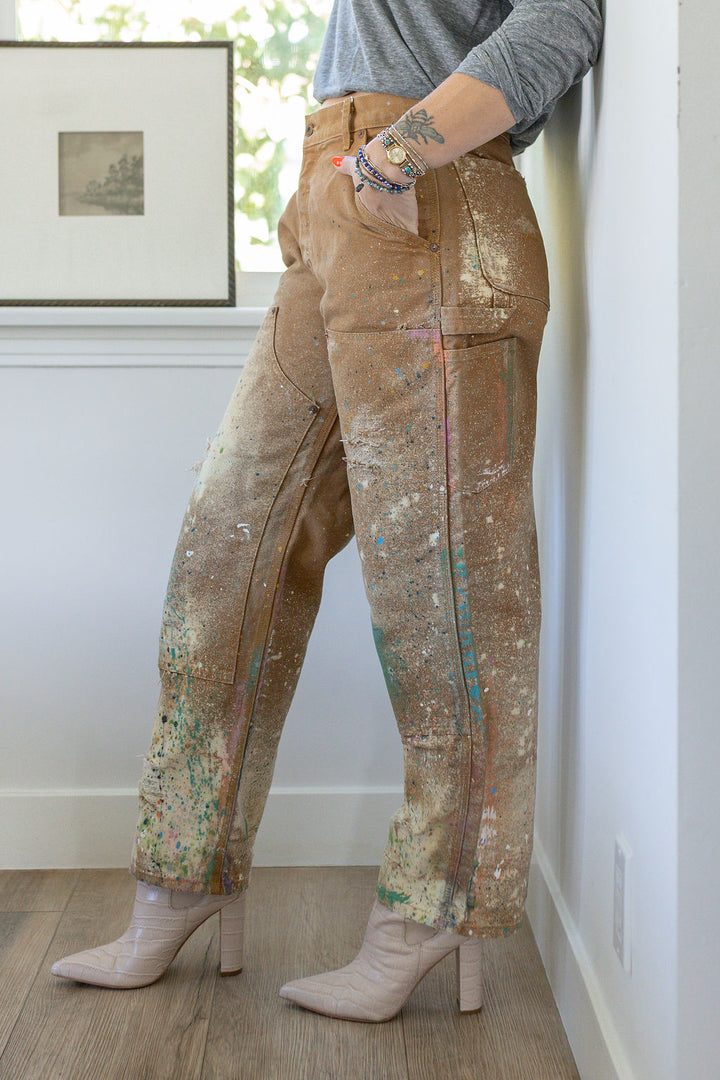 SADIE PAINTER PANTS-SIZE 32 - Kingfisher Road - Online Boutique