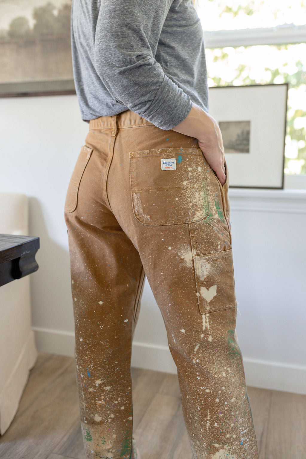 SADIE PAINTER PANTS-SIZE 32 - Kingfisher Road - Online Boutique