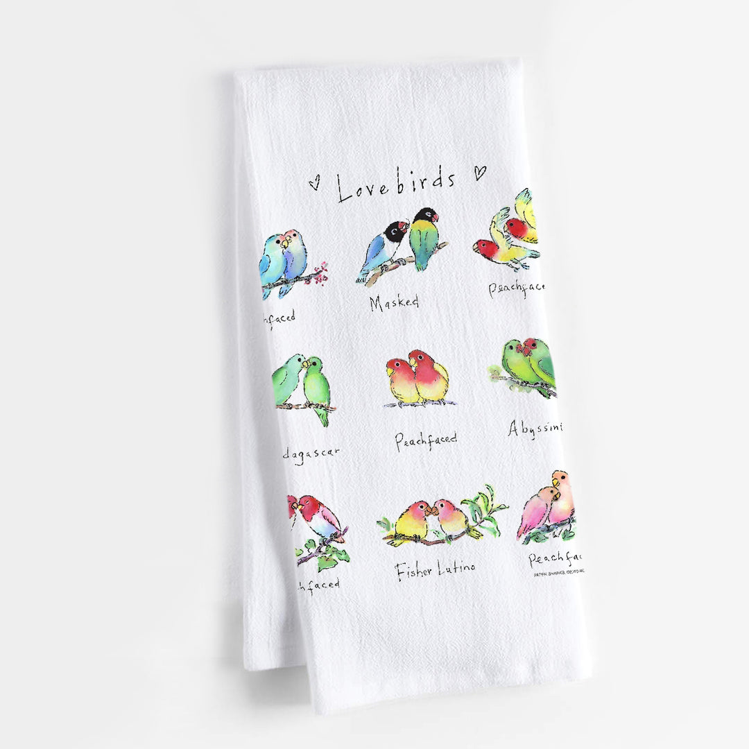 Love Birds Dish Towel - Kingfisher Road - Online Boutique