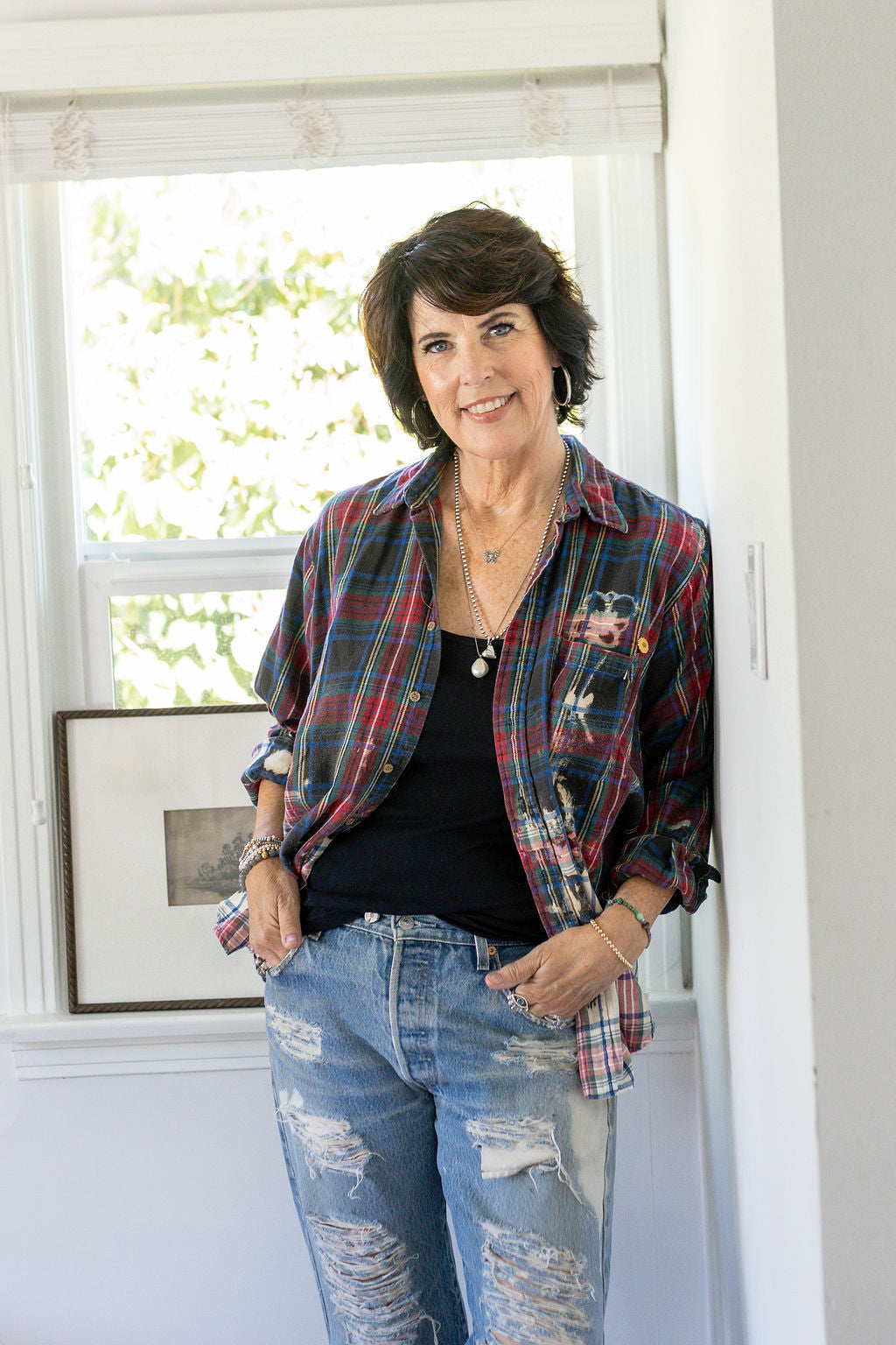 GARDEN FLANNEL - Kingfisher Road - Online Boutique