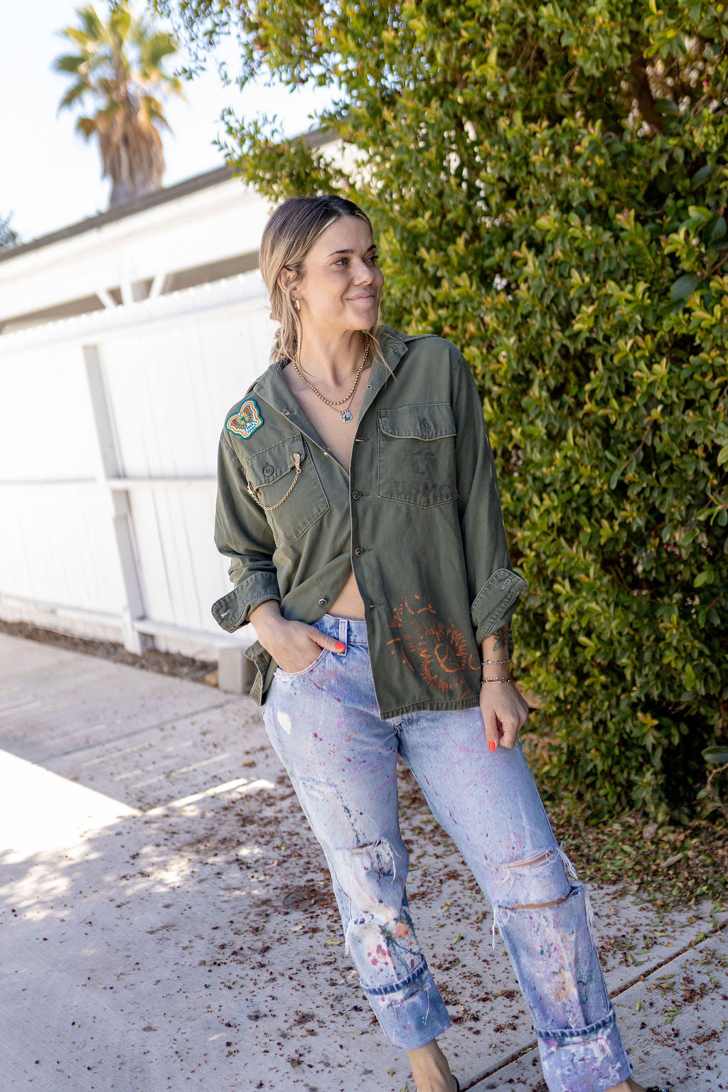 BUTTERFLY MILITARY JACKET - Kingfisher Road - Online Boutique