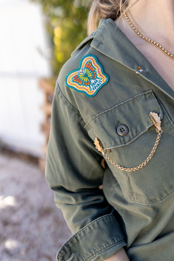 BUTTERFLY MILITARY JACKET - Kingfisher Road - Online Boutique
