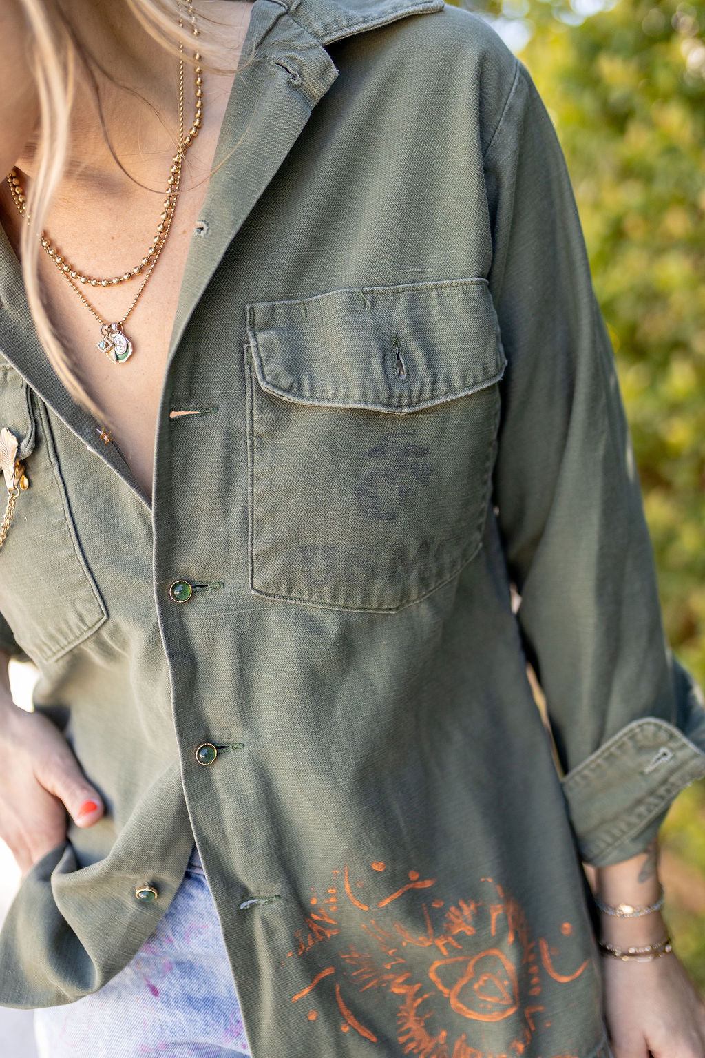 BUTTERFLY MILITARY JACKET - Kingfisher Road - Online Boutique