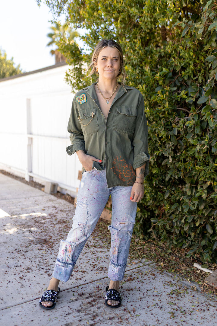 BUTTERFLY MILITARY JACKET - Kingfisher Road - Online Boutique