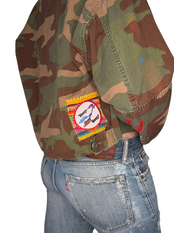 KFR VINTAGE DENIM JACKET-BRUCE - Kingfisher Road - Online Boutique