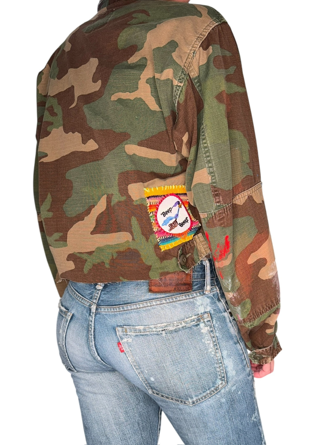 KFR VINTAGE DENIM JACKET-BRUCE - Kingfisher Road - Online Boutique