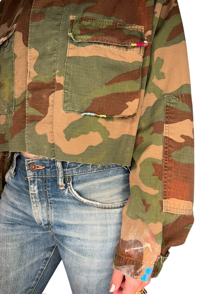 KFR VINTAGE DENIM JACKET-BRUCE - Kingfisher Road - Online Boutique