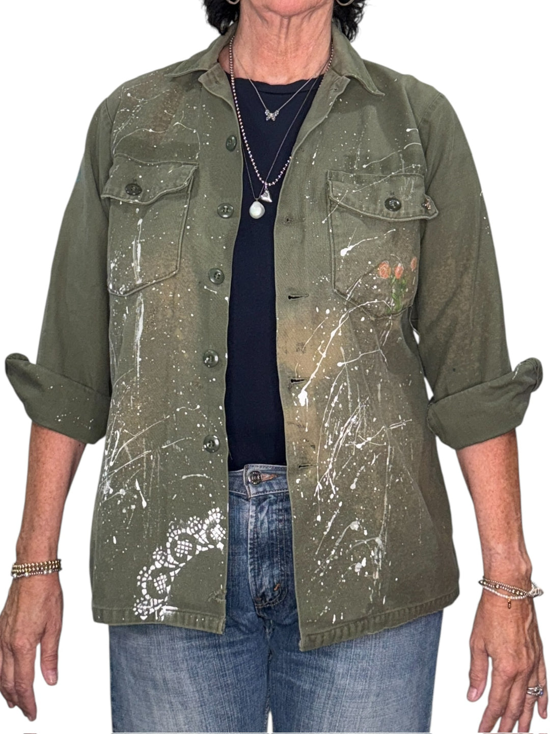 KFR VINTAGE DENIM JACKET-KELLEN - Kingfisher Road - Online Boutique