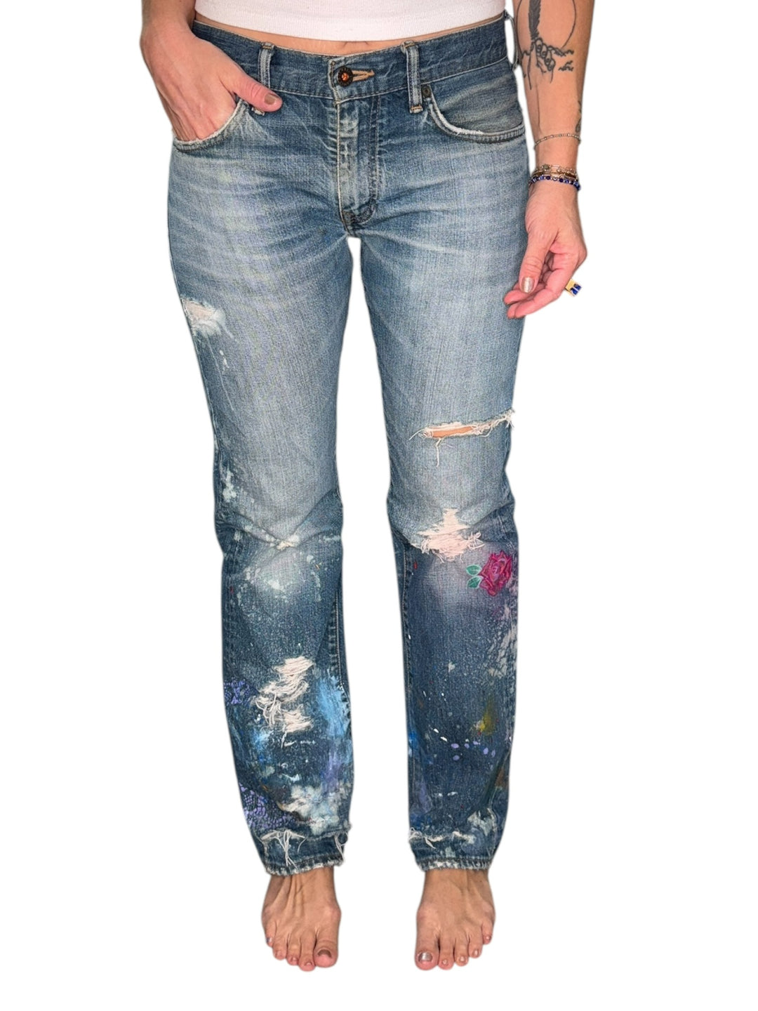 KFR VINTAGE DENIM-ROSA-SIZE 29 - Kingfisher Road - Online Boutique
