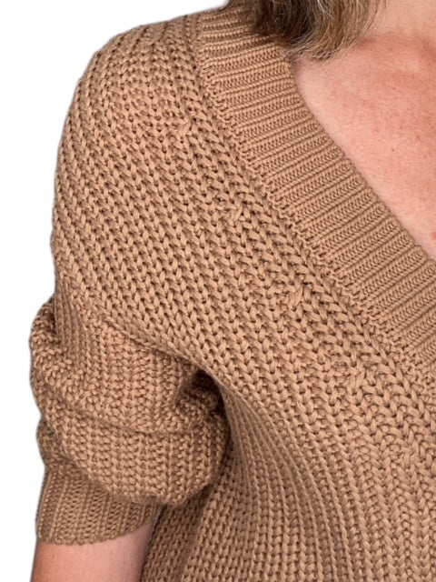 BROOKE CARDIGAN-CAMEL