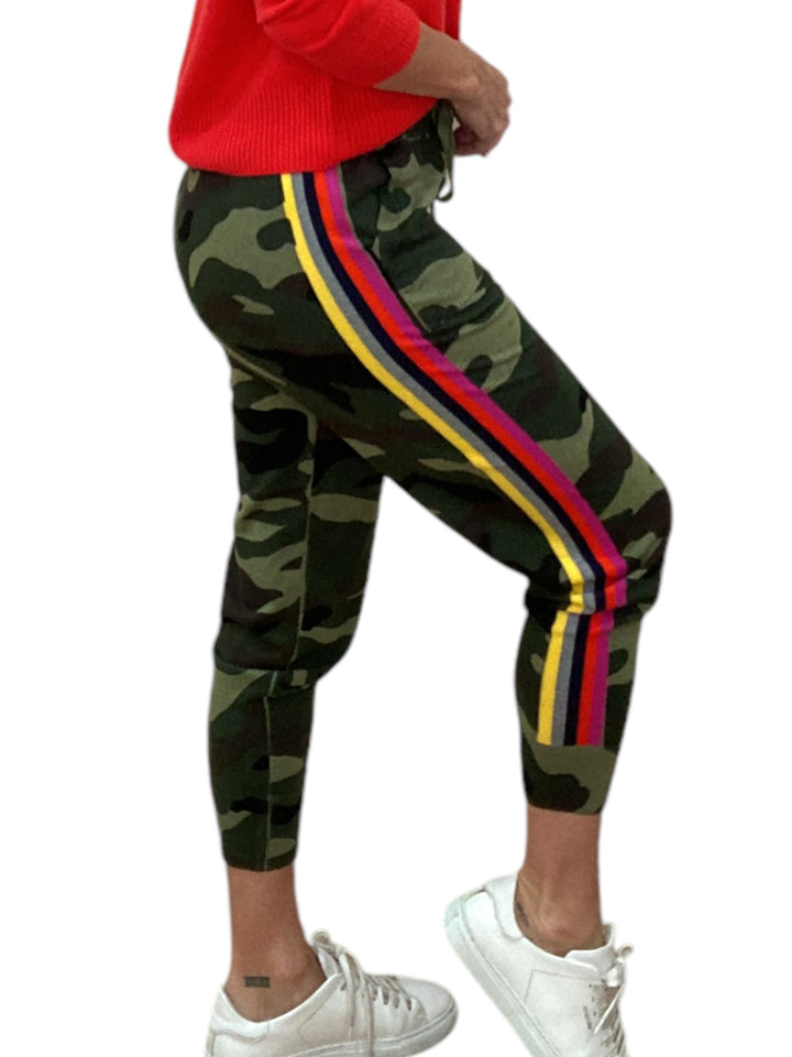 CAMO STRIPE JOGGER-MILITARY