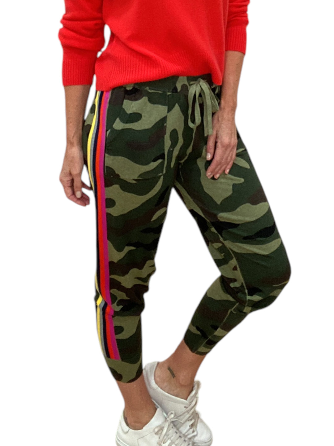 CAMO STRIPE JOGGER-MILITARY