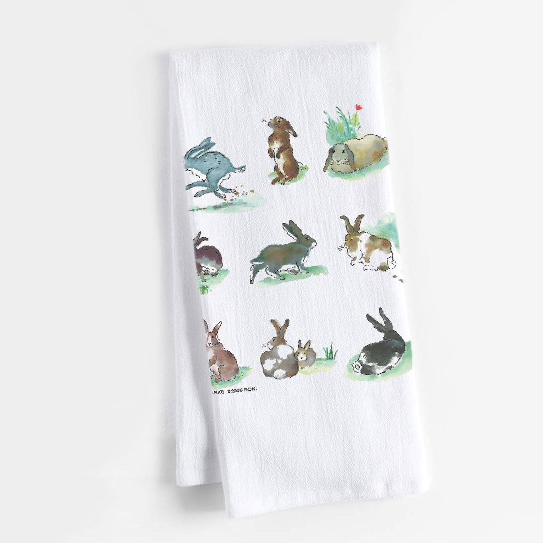 RABBITS DISH TOWEL - Kingfisher Road - Online Boutique