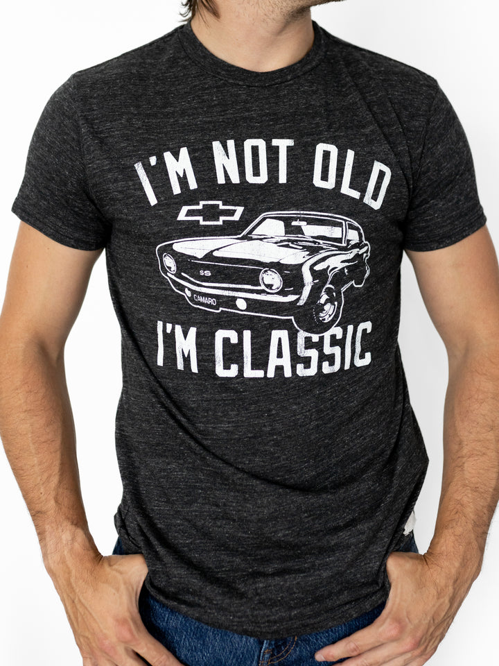 I'M CLASSIC TRIBLEND TEE-STREAKY BLACK - Kingfisher Road - Online Boutique
