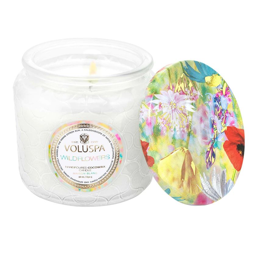 WILDFLOWERS PETITE JAR CANDLE - Kingfisher Road - Online Boutique