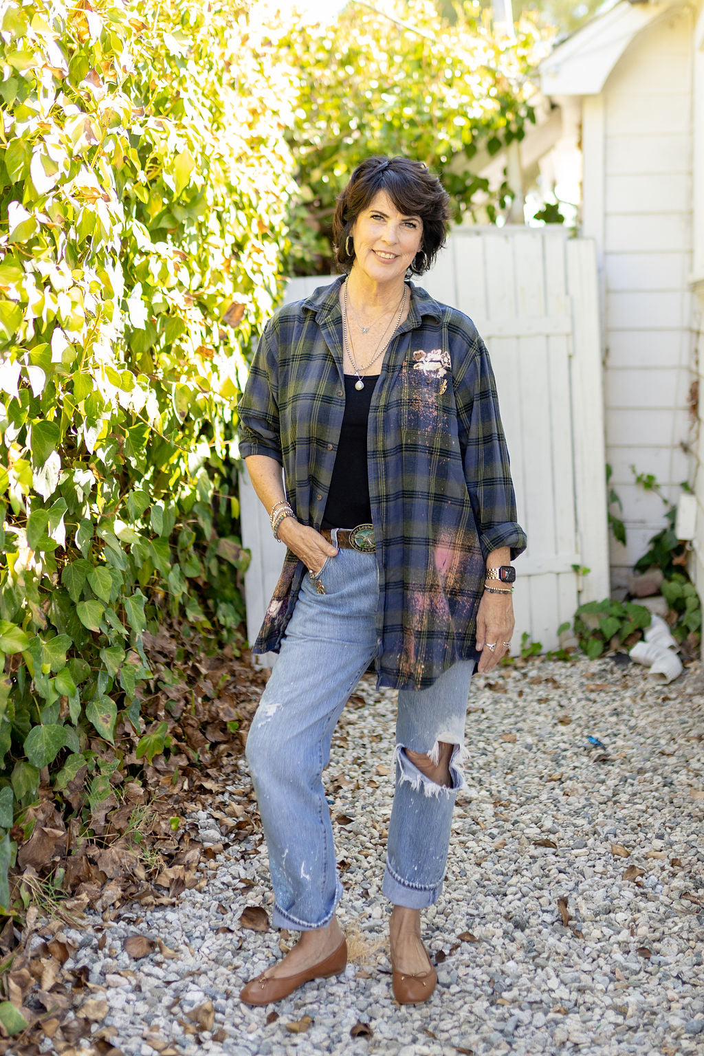 FLOWER POWER FLANNEL - Kingfisher Road - Online Boutique