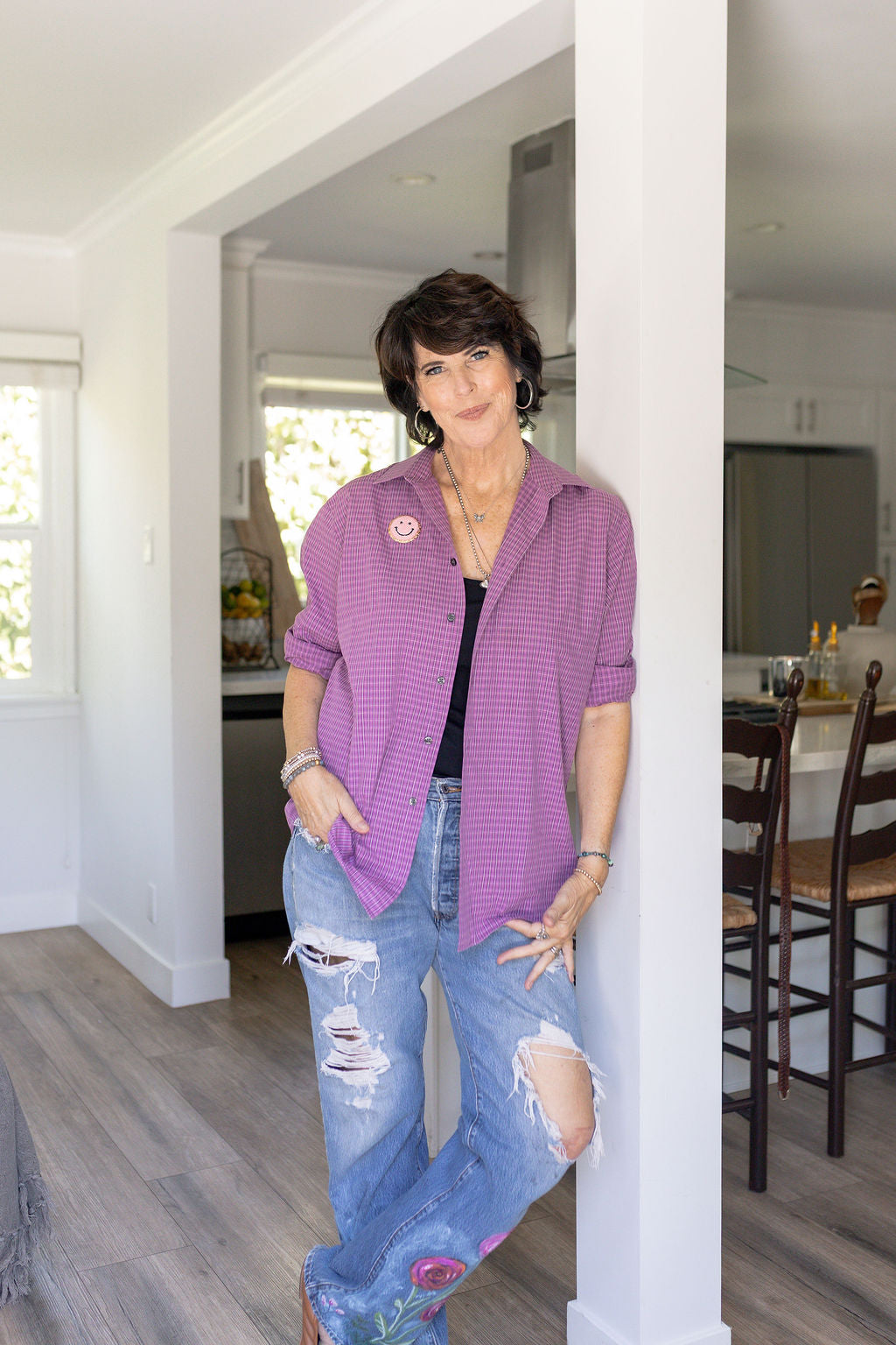 ALL SMILES BUTTON DOWN - Kingfisher Road - Online Boutique