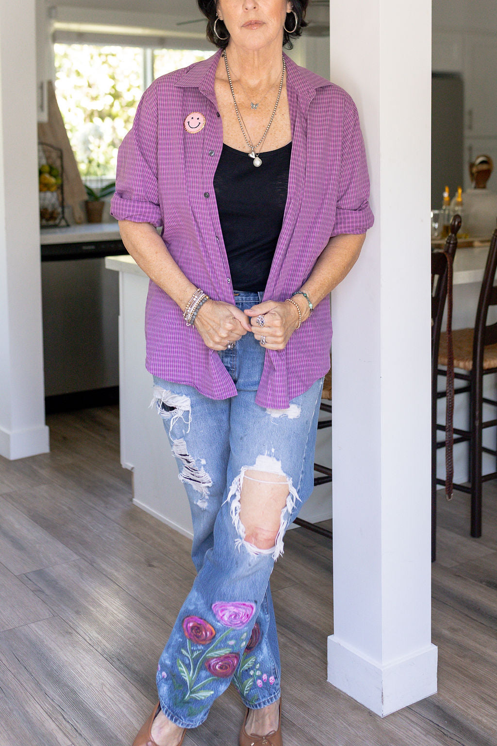 ALL SMILES BUTTON DOWN - Kingfisher Road - Online Boutique