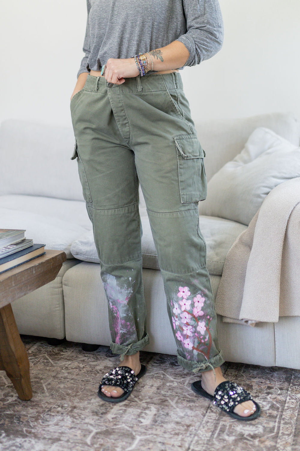 SUKI 1940'S MILITARY PANTS-SIZE 34 - Kingfisher Road - Online Boutique
