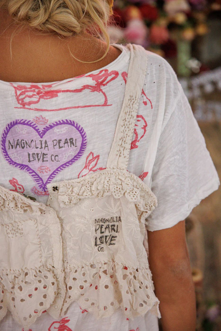 OLIVE EYELET RUFFLE CAMI-MOONLIGHT - Kingfisher Road - Online Boutique