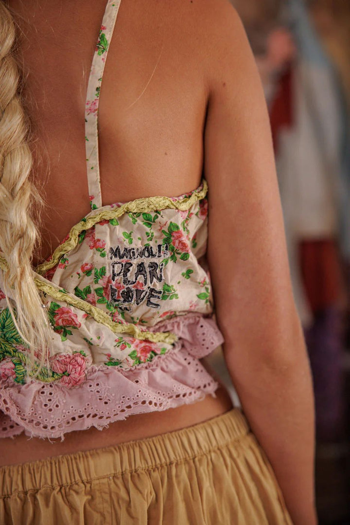 EYELET LAYERING WRAP TANK-EMMA ROSE - Kingfisher Road - Online Boutique