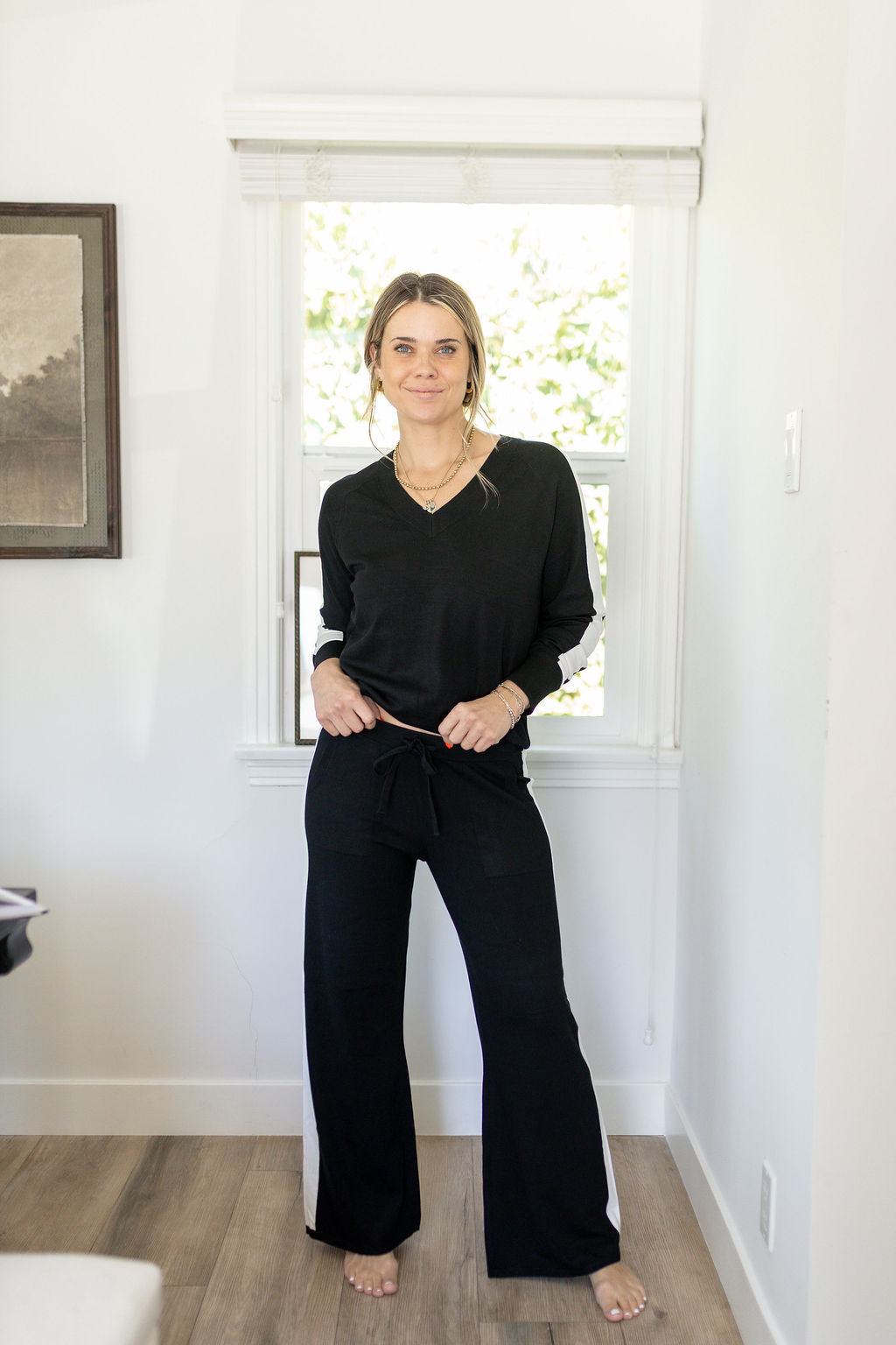 TECHNO TRACK PANT-BLACK - Kingfisher Road - Online Boutique