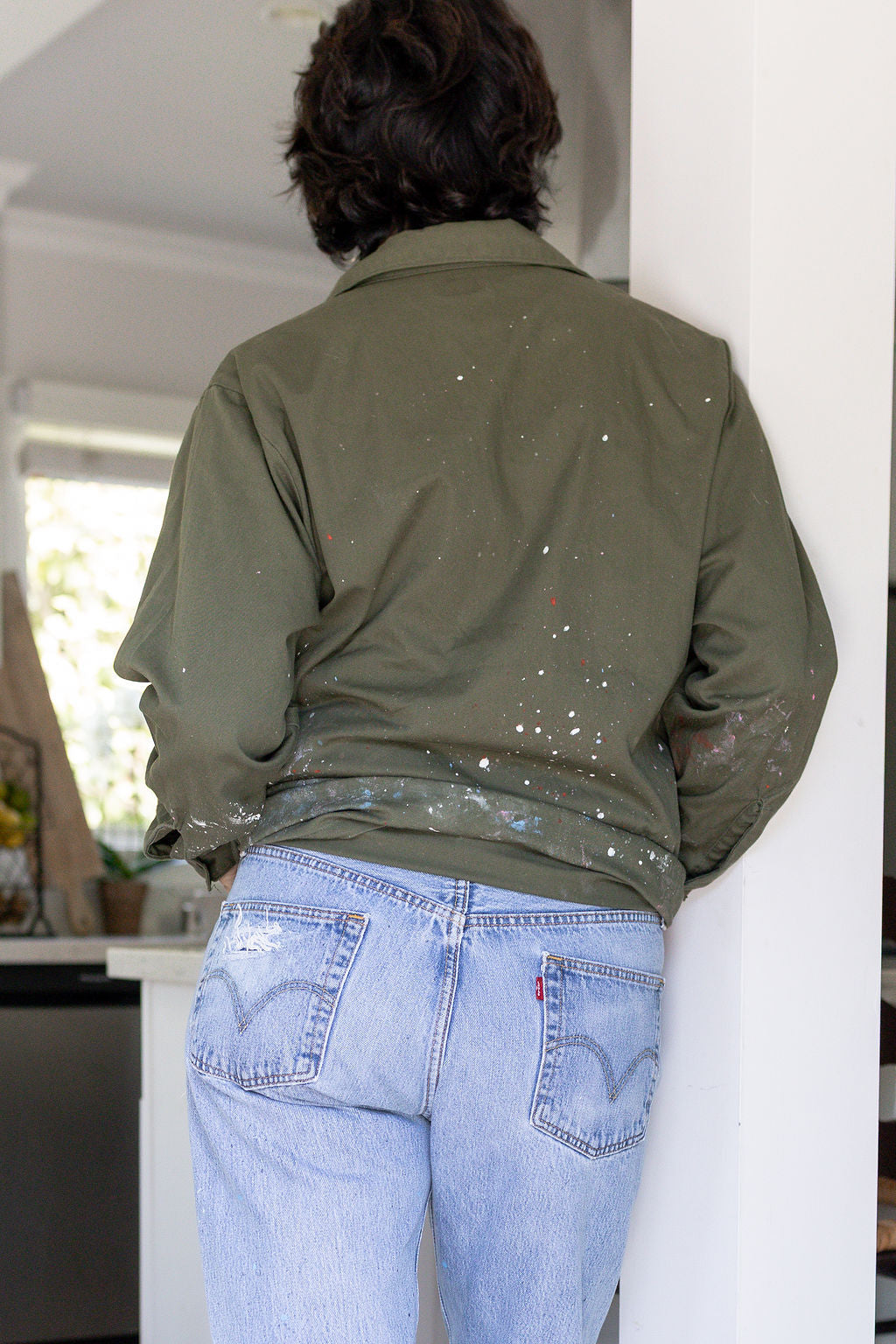 HIPPY SMILES MILITARY JACKET - Kingfisher Road - Online Boutique