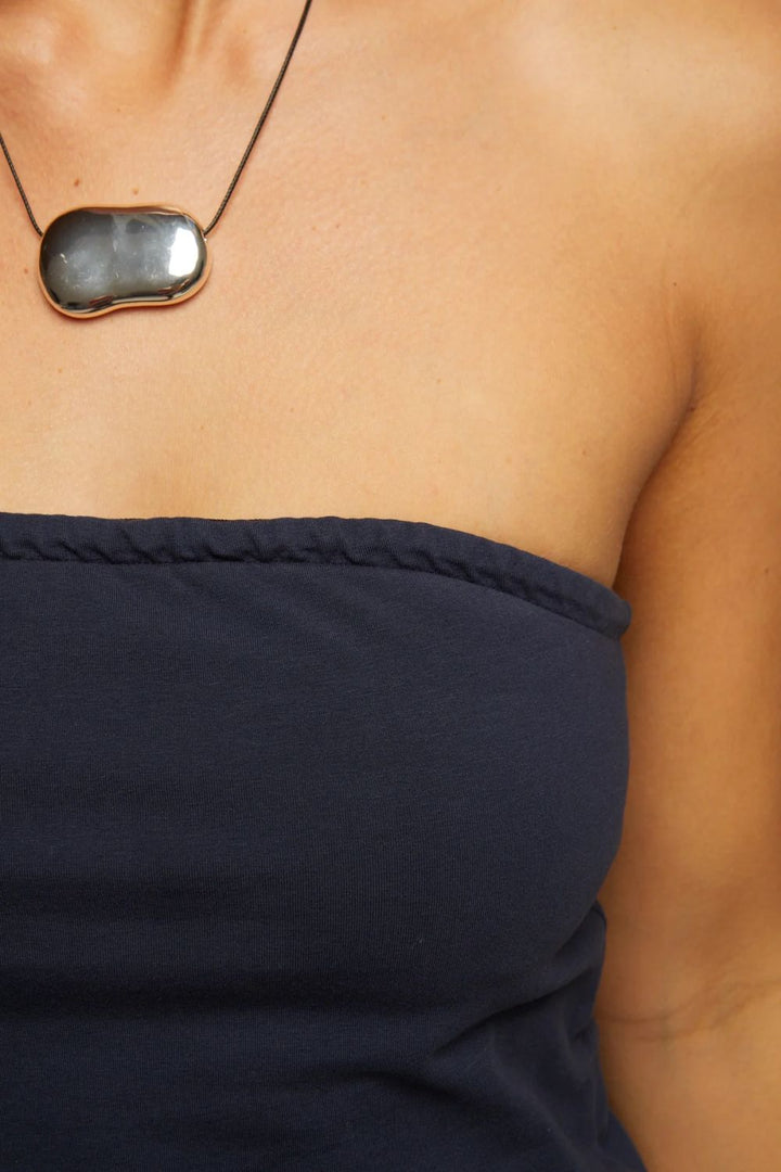 VERA JERSEY TUBE TOP-NAVY - Kingfisher Road - Online Boutique
