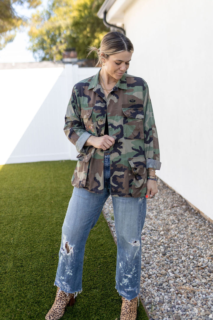 WILDFLOWER CAMO JACKET - Kingfisher Road - Online Boutique