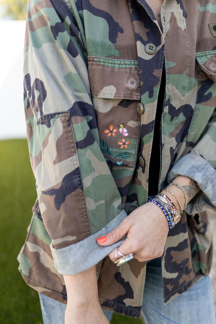 WILDFLOWER CAMO JACKET - Kingfisher Road - Online Boutique
