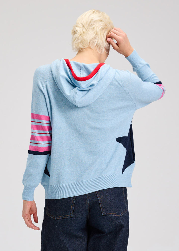 ZIP HOODIE W/ STARS-SKY - Kingfisher Road - Online Boutique