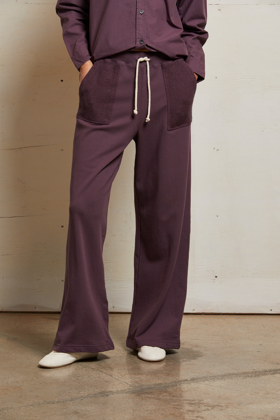 ROSANNA REVERSE POCKET PANT-PLUM - Kingfisher Road - Online Boutique