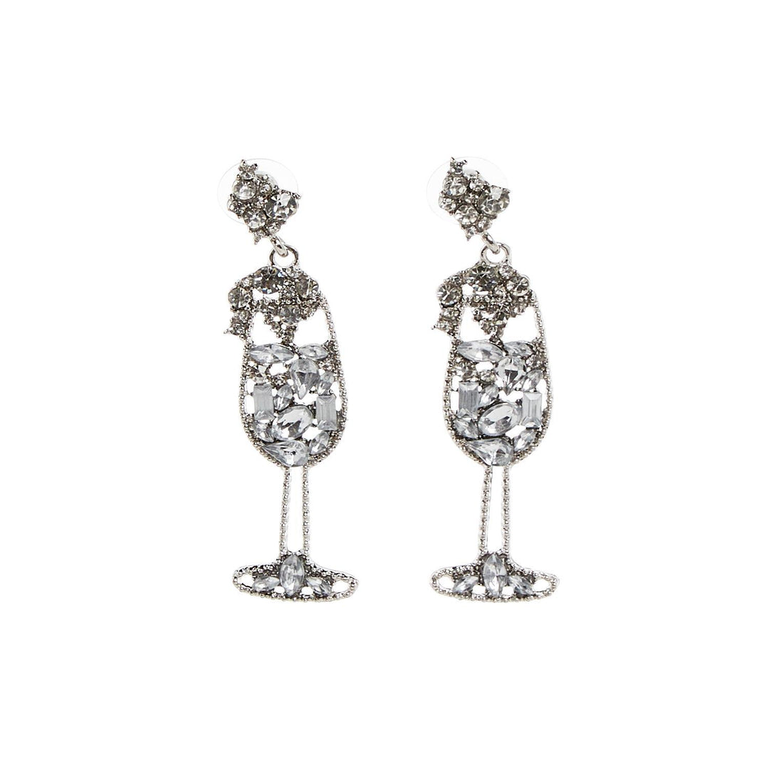 CRYSTAL EMBELLISHED EARRINGS