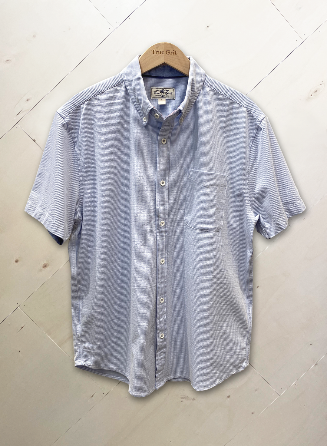 S/S 1 POCKET SHIRT-LIGHT BLUE - Kingfisher Road - Online Boutique