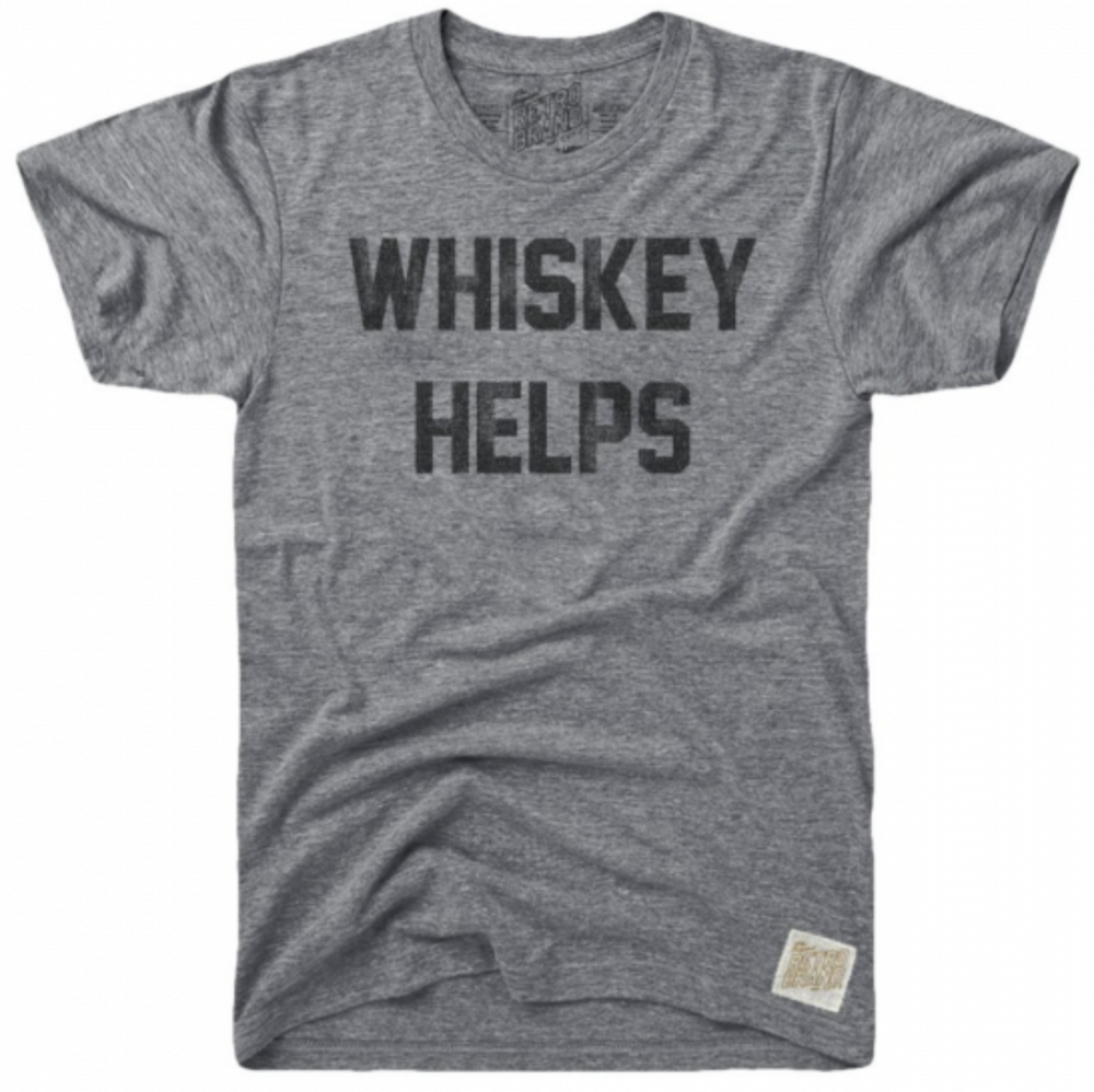 WHISKEY HELPS TEE - Kingfisher Road - Online Boutique