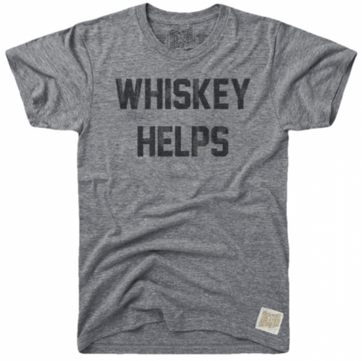WHISKEY HELPS TEE - Kingfisher Road - Online Boutique