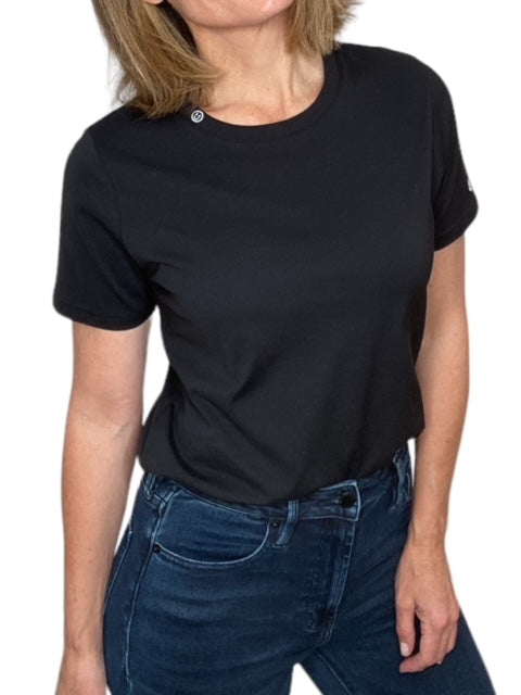 OVERSIZED TEE W/ SMILEY FACE-BLACK - Kingfisher Road - Online Boutique