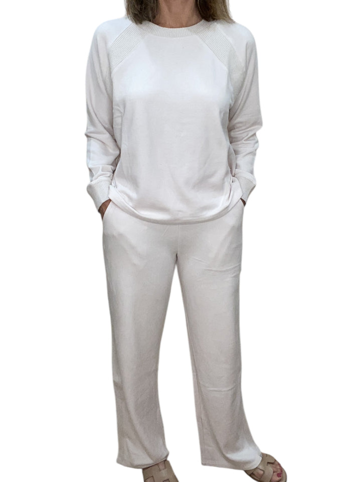 MC BRUSHED FLEECE MIX PANT-SAND DUNE